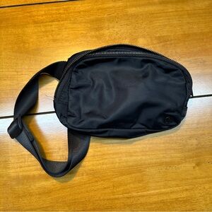 lululemon athletica Black Waist Sling Bag